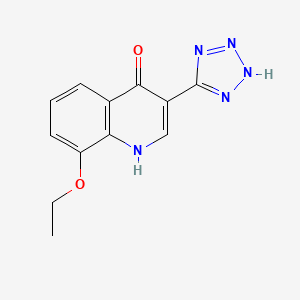 3-(1,2-Dihydro-5H-tetrazol-5-ylidene)-8-ethoxyquinolin-4(3H)-one