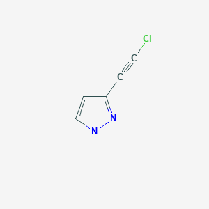 1H-Pyrazole, 3-(chloroethynyl)-1-methyl-