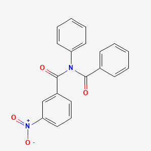 Benzamide, N-benzoyl-3-nitro-N-phenyl-