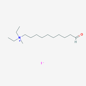 N,N-Diethyl-N-methyl-10-oxodecan-1-aminium iodide