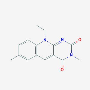 10-Ethyl-3,7-dimethylpyrimido[4,5-b]quinoline-2,4(3H,10H)-dione