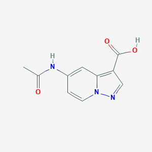 5-Acetamidopyrazolo[1,5-a]pyridine-3-carboxylic acid