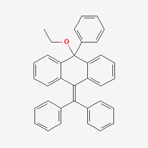 10-(Diphenylmethylidene)-9-ethoxy-9-phenyl-9,10-dihydroanthracene