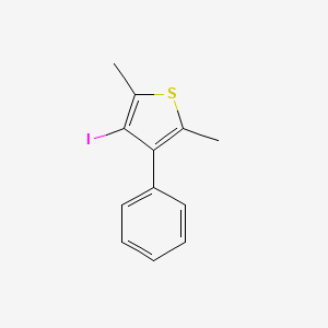 Thiophene, 3-iodo-2,5-dimethyl-4-phenyl-