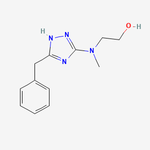 Ethanol, 2-[methyl[5-(phenylmethyl)-1H-1,2,4-triazol-3-yl]amino]-