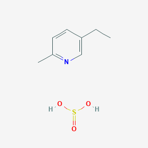 5-Ethyl-2-methylpyridine;sulfurous acid