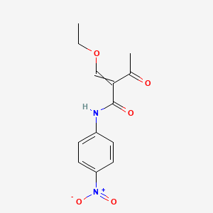 2-(Ethoxymethylidene)-N-(4-nitrophenyl)-3-oxobutanamide