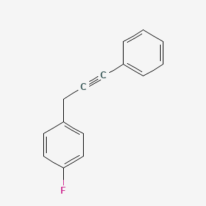 Benzene, 1-fluoro-4-(3-phenyl-2-propynyl)-