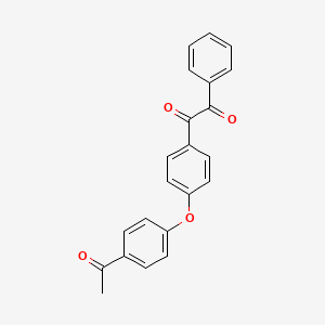 1-[4-(4-Acetylphenoxy)phenyl]-2-phenylethane-1,2-dione