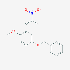 1-(Benzyloxy)-4-methoxy-2-methyl-5-(2-nitroprop-1-en-1-yl)benzene