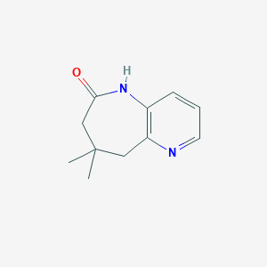 6H-Pyrido[3,2-b]azepin-6-one, 5,7,8,9-tetrahydro-8,8-dimethyl-