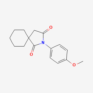 2-Azaspiro[4.5]decane-1,3-dione, 2-(4-methoxyphenyl)-