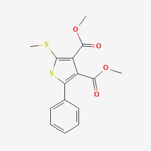 Dimethyl 2-(methylsulfanyl)-5-phenylthiophene-3,4-dicarboxylate