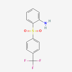 2-[4-(Trifluoromethyl)benzene-1-sulfonyl]aniline