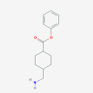 molecular formula C14H19NO2 B14573445 Phenyl 4-(aminomethyl)cyclohexane-1-carboxylate CAS No. 61499-16-9