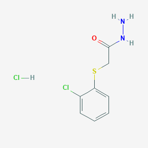 2-[(2-Chlorophenyl)sulfanyl]acetohydrazide hydrochloride