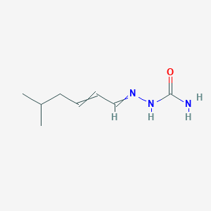 2-(5-Methylhex-2-en-1-ylidene)hydrazine-1-carboxamide