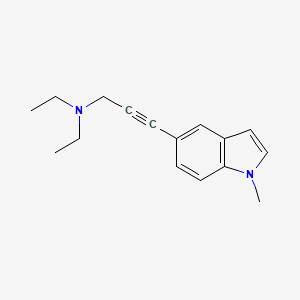 2-Propyn-1-amine, N,N-diethyl-3-(1-methyl-1H-indol-5-yl)-