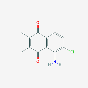 5-Amino-6-chloro-2,3-dimethylnaphthalene-1,4-dione