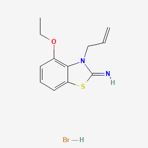 3-allyl-4-ethoxybenzo[d]thiazol-2(3H)-imine hydrobromide