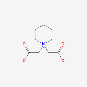 1,1-Bis(2-methoxy-2-oxoethyl)piperidin-1-ium