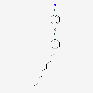 4-[(4-Decylphenyl)ethynyl]benzonitrile