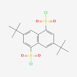 3,7-Di-tert-butylnaphthalene-1,5-disulfonyl dichloride