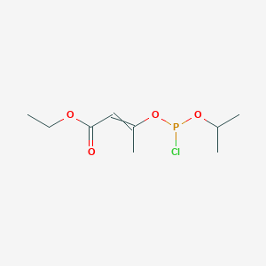 Ethyl 3-({chloro[(propan-2-yl)oxy]phosphanyl}oxy)but-2-enoate