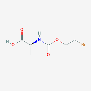 N-[(2-Bromoethoxy)carbonyl]-L-alanine