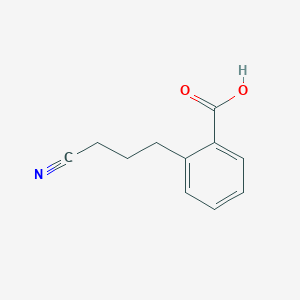 Benzoic acid, 2-(3-cyanopropyl)-