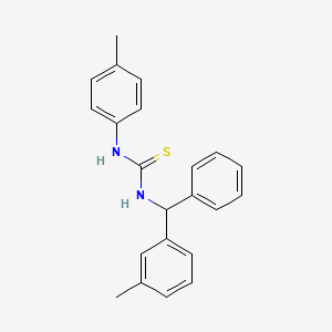 N-(4-Methylphenyl)-N'-[(3-methylphenyl)(phenyl)methyl]thiourea