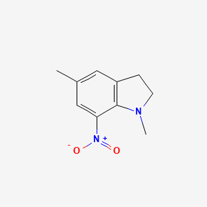 1,5-Dimethyl-7-nitro-2,3-dihydro-1H-indole