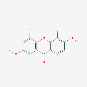 4-Chloro-2,6-dimethoxy-5-methyl-9H-xanthen-9-one