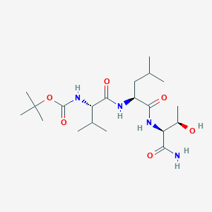 N-(tert-Butoxycarbonyl)-L-valyl-L-leucyl-L-threoninamide