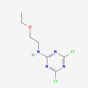 4,6-Dichloro-N-(2-ethoxyethyl)-1,3,5-triazin-2-amine