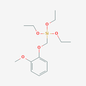 Triethoxy[(2-methoxyphenoxy)methyl]silane