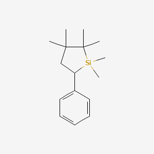 1,1,2,2,3,3-Hexamethyl-5-phenylsilolane