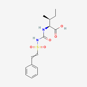 N-[(2-Phenylethenesulfonyl)carbamoyl]-L-isoleucine