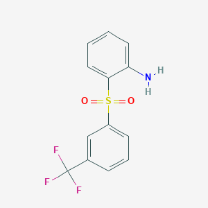 2-[3-(Trifluoromethyl)benzene-1-sulfonyl]aniline