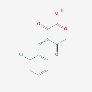 3-[(2-Chlorophenyl)methylidene]-2,4-dioxopentanoic acid