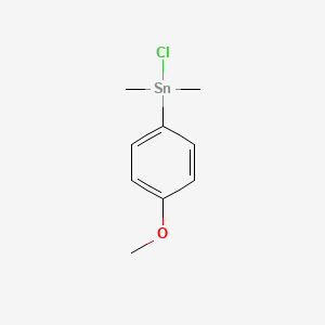 Chloro(4-methoxyphenyl)dimethylstannane