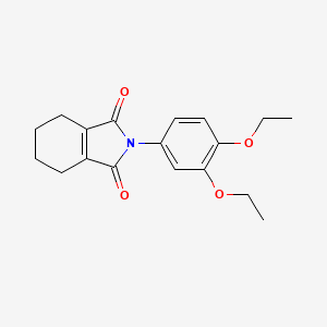 2-(3,4-Diethoxyphenyl)-4,5,6,7-tetrahydro-1H-isoindole-1,3(2H)-dione