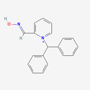 (NE)-N-[(1-benzhydrylpyridin-1-ium-2-yl)methylidene]hydroxylamine