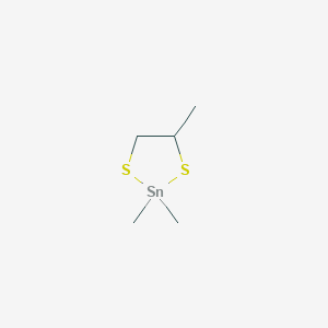 1,3,2-Dithiastannolane, 2,2,4-trimethyl-