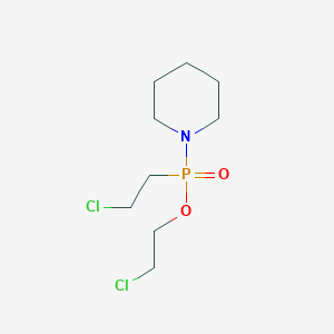 2-Chloroethyl(2-chloroethyl)piperidin-1-ylphosphinate