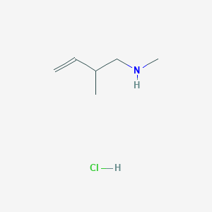 Methyl(2-methylbut-3-en-1-yl)amine hydrochloride