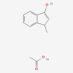 acetic acid;3-methyl-3H-inden-1-ol