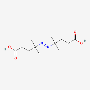 4,4'-[(E)-Diazenediyl]bis(4-methylpentanoic acid)