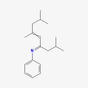 (4E)-2,6,8-Trimethyl-N-phenylnon-5-en-4-imine