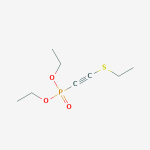 Diethyl [(ethylsulfanyl)ethynyl]phosphonate